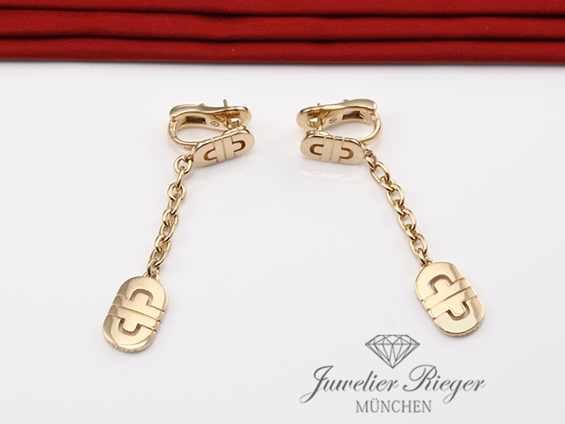 Bild 4 der Galerie: Bulgari Ohrringe Parentesi Gelbgold 750 Gold Ohrhänger Schmuck Bvlgari