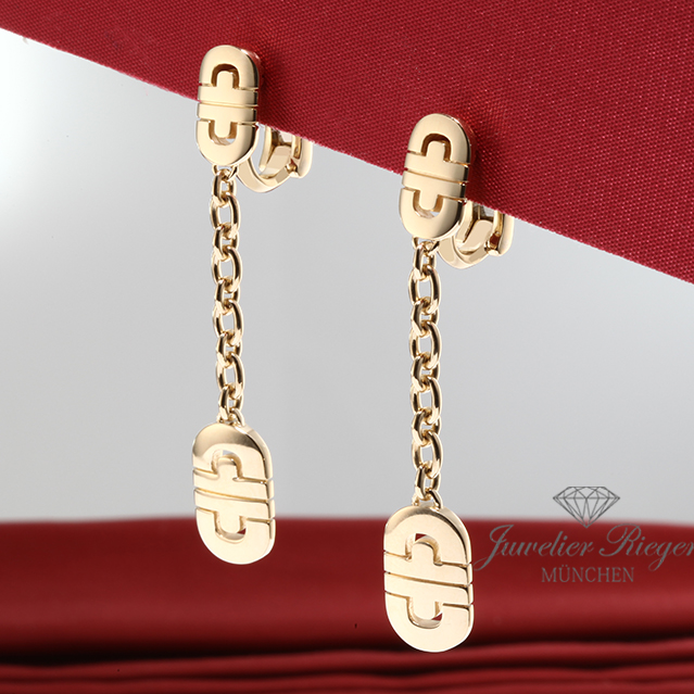 Bild 2 der Galerie: Bulgari Ohrringe Parentesi Gelbgold 750 Gold Ohrhänger Schmuck Bvlgari