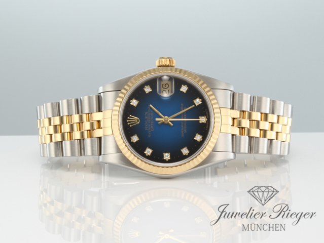 Image 4 of gallery: Rolex Medium Datejust 31 mm 68273 Stahl Gelbgold 750 Diamanten Automatik