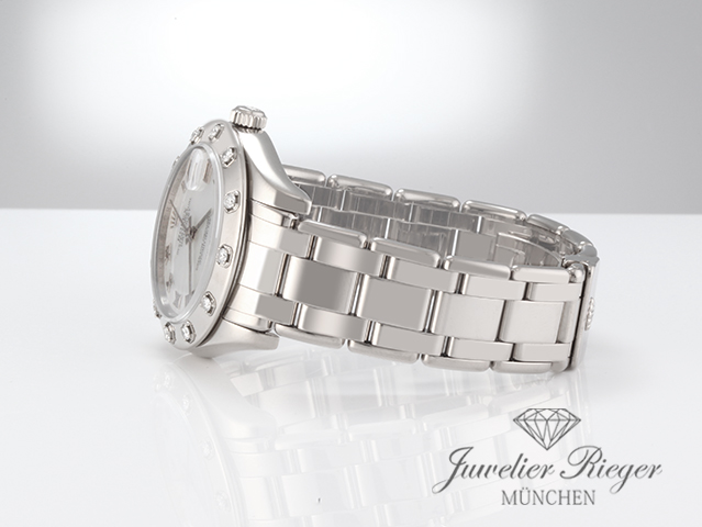 Bild 5 der Galerie: Rolex Pearlmaster 34 81319 2011 Weissgold 750 Perlmutt Diamanten Automatik