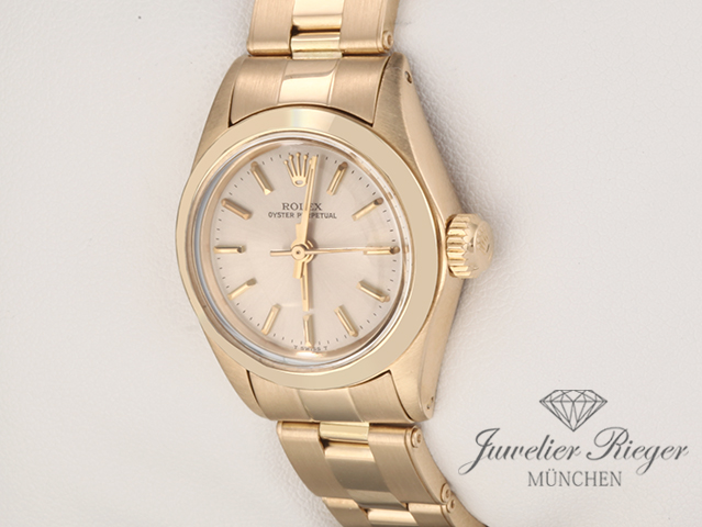 Bild 2 der Galerie: Rolex Lady Oyster Perpetual Gelbgold 750 Automatik Damenuhr Gold Datejust