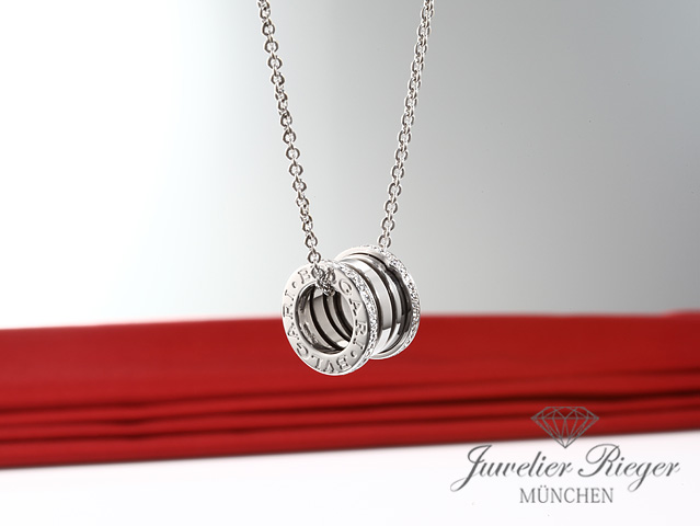 Bild 2 der Galerie: Bulgari Collier B-Zero 1 Weissgold 750 Diamanten Brillanten 350054 2016 Gold