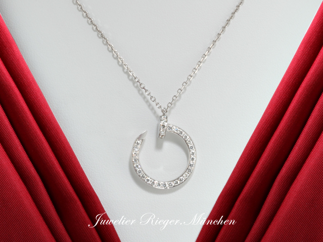 Image 1 of gallery: Cartier Collier Juste un Clou Weissgold 750 2016 Diamanten Brillanten Gold Kette