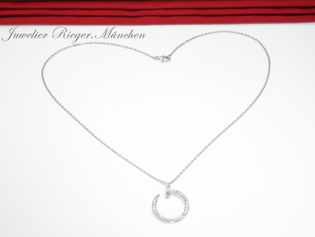 Image 5 of gallery: Cartier Collier Juste un Clou Weissgold 750 2016 Diamanten Brillanten Gold Kette