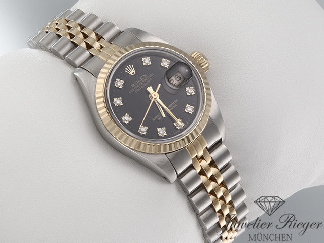 Bild 3 der Galerie: Rolex Lady Datejust Edelstahl Gelbgold 750 Diamanten Automatik Gold Stahl