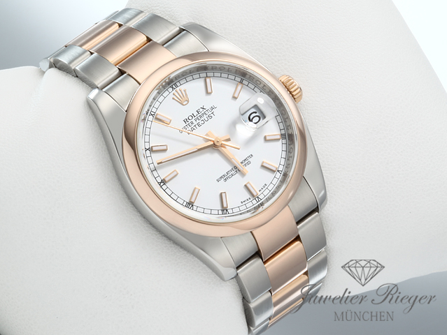 Bild 3 der Galerie: Rolex Datejust 36 mm 116201 Stahl Rosegold 750 Automatik Damen Herren