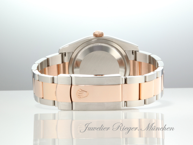 Bild 6 der Galerie: Rolex Datejust 36 mm 116201 Stahl Rosegold 750 Automatik Damen Herren