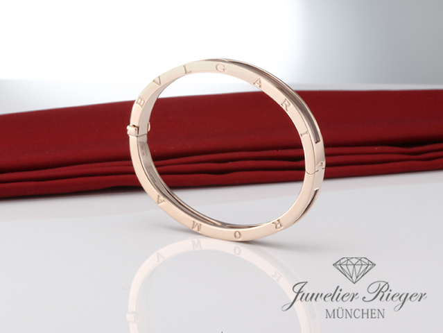 Bild 6 der Galerie: Bulgari Armreif B-Zero 1 Gr S Rosegold 750 braunes Cermet Bvlgari Gold
