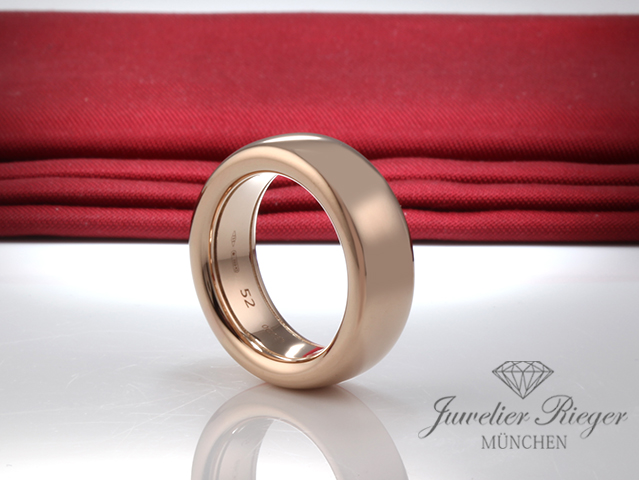 Bild 4 der Galerie: Pomellato Ring Iconica Small Rosegold 750 3 Diamanten Brillanten Gr 52 2025 Gold