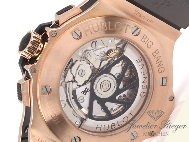 Bild 7 der Galerie: Hublot Big Bang 44 mm Chronograph 301.PX.130.RX Rosegold 750 2010 Herren