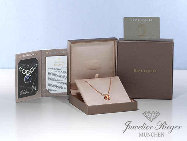 Bild 6 der Galerie: Bvlgari Collier Serpenti Viper Rosegold 750 Diamanten Karneol 2021 355088 Gold