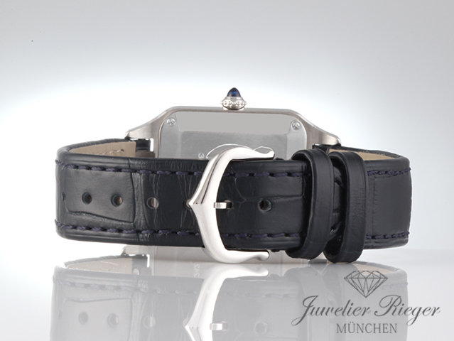 Bild 6 der Galerie: Ungetragen Cartier Santos Dumont kleines Modell Edelstahl WSSA0086 2026 Stahl