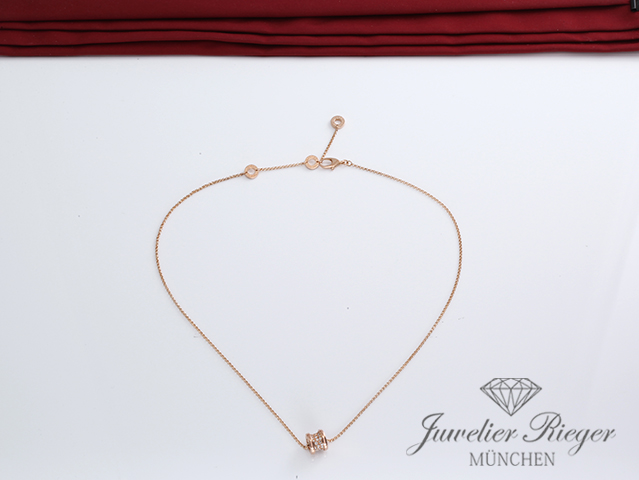 Bild 6 der Galerie: Bulgari Collier B-Zero 1 Rosegold 750 Diamanten Brillanten 351116 Gold
