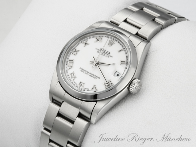 Image 2 of gallery: Rolex Medium Datejust 31 mm 2004/05 Edelstahl Automatik Damen Stahl Lady