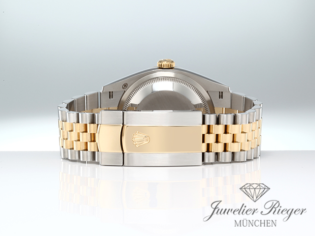 Bild 6 der Galerie: Rolex Datejust 36 126233 Edelstahl Gelbgold 750 Diamanten Automatik Gold
