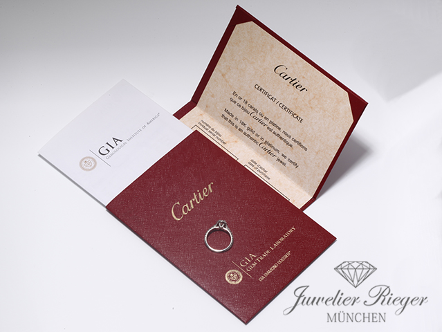 Bild 5 der Galerie: Cartier Ring Destinee Soliär Platin 950 Diamant 0,50 ct. Gr. 51 2016 Brillant