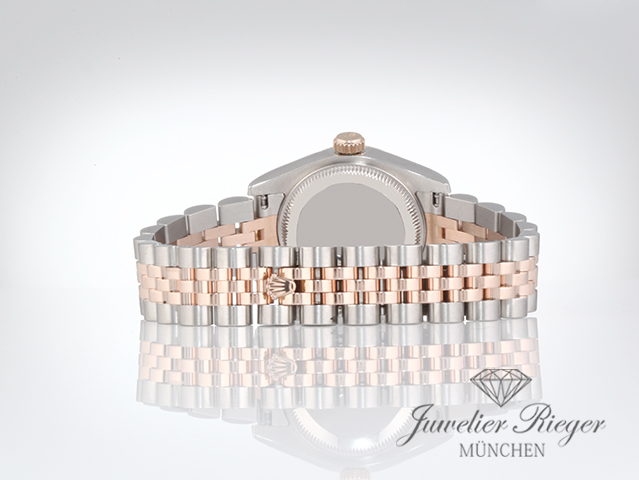 Bild 6 der Galerie: Rolex Lady Datejust 26 mm 179171 2011 Stahl Rosegold 750 Diamanten Automatik