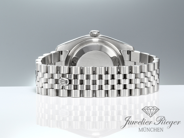 Bild 6 der Galerie: Rolex Datejust 36 mm 116244 2011 Stahl Weissgold 750 Diamanten Automatik Gold