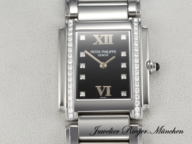Bild 1 der Galerie: Patek Philippe Twenty 4 4910 2006 Edelstahl Diamanten Damen Stahl Medium