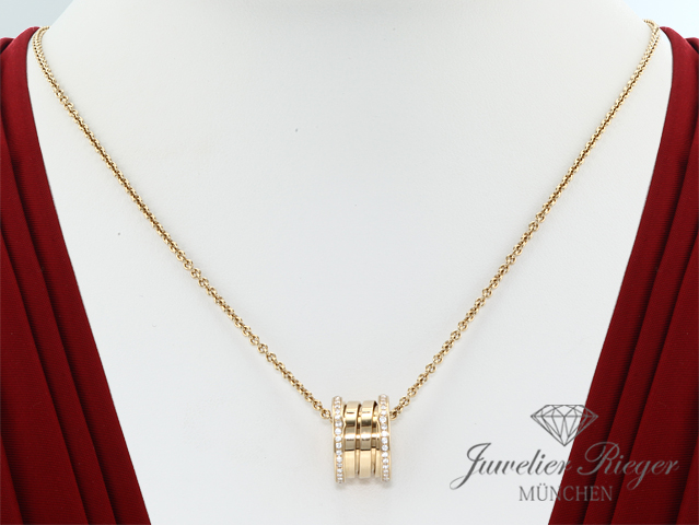 Bild 1 der Galerie: Bulgari Collier B-Zero 1 Gelbgold 750 Diamanten Brillanten 350055 Halskette Gold