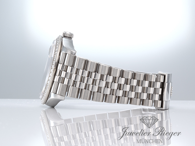 Bild 6 der Galerie: Rolex Datejust 36 126284 RBR 2020 LC100 Stahl Weissgold 750 Diamanten Automatik