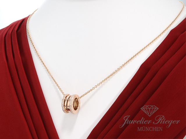 Bild 1 der Galerie: Bulgari Collier B-Zero 1 Rosegold 750 Diamanten 2021 350052 Halskette Gold