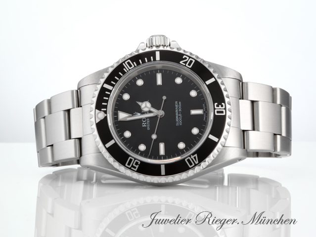 Bild 4 der Galerie: Rolex Submariner 14060 M Edelstahl 2005 Automatik Taucheruhr Herrenuhr Stahl