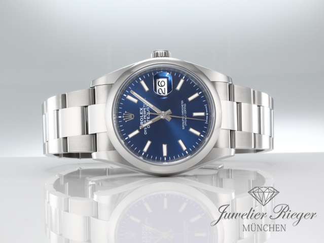 Bild 4 der Galerie: Rolex Datejust 36 mm 126200 2021 Edelstahl Automatik Date just Stahl