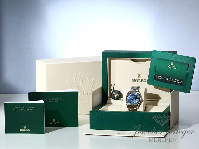 Bild 7 der Galerie: Rolex Datejust 36 mm 126200 2021 Edelstahl Automatik Date just Stahl