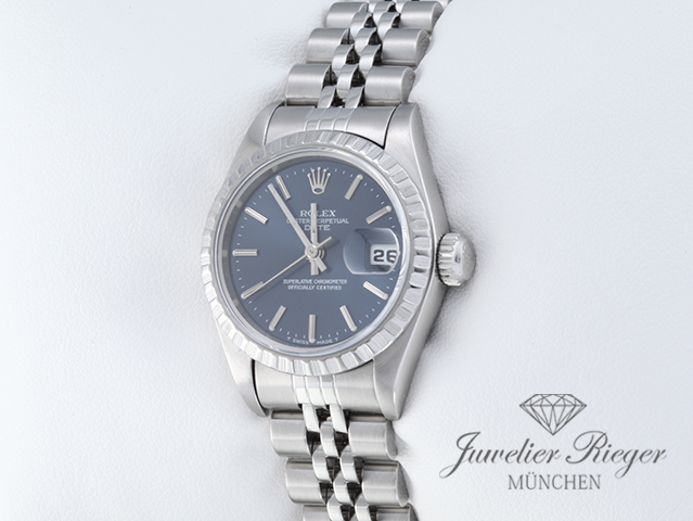 Bild 2 der Galerie: Rolex Lady Date 26 mm 2002 Edelstahl Damen Automatik Stahl
