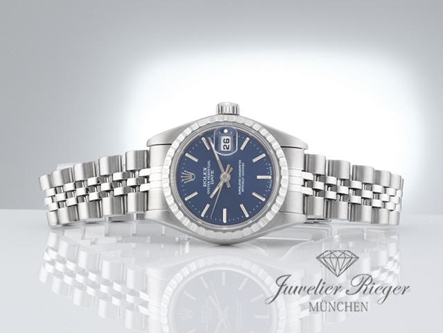 Bild 4 der Galerie: Rolex Lady Date 26 mm 2002 Edelstahl Damen Automatik Stahl