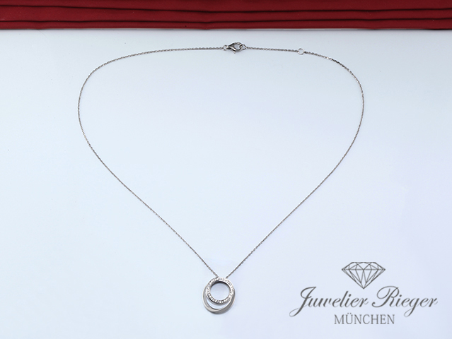 Image 4 of gallery: Cartier Collier Etincelle Weissgold 750 Diamanten Brillanten Gold Halskette