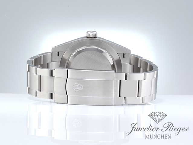 Bild 6 der Galerie: Ungetragen Rolex Oyster Perpetual 41 beige 134300 2026 Edelstahl Automatik stainless steel Oyster-Band Chronometer