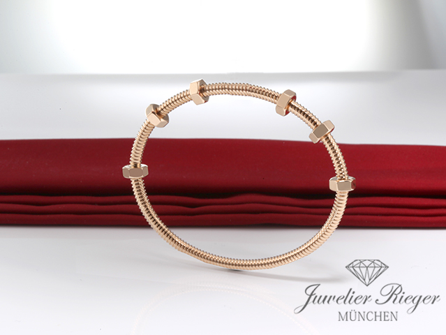 Bild 3 der Galerie: Cartier Armreif Ecrou Rosegold 750 Größe 16 2020 Gold Armband B6049517