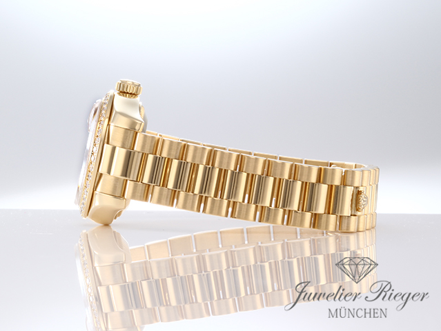 Bild 5 der Galerie: Rolex Lady Datejust 179138 2005 Gelbgold 750 Diamanten Automatik Gold
