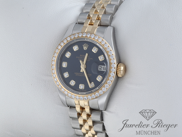 Bild 2 der Galerie: Rolex Lady Datejust 179383 Edelstahl Gelbgold 750 Diamanten Automatik Stahl Gold