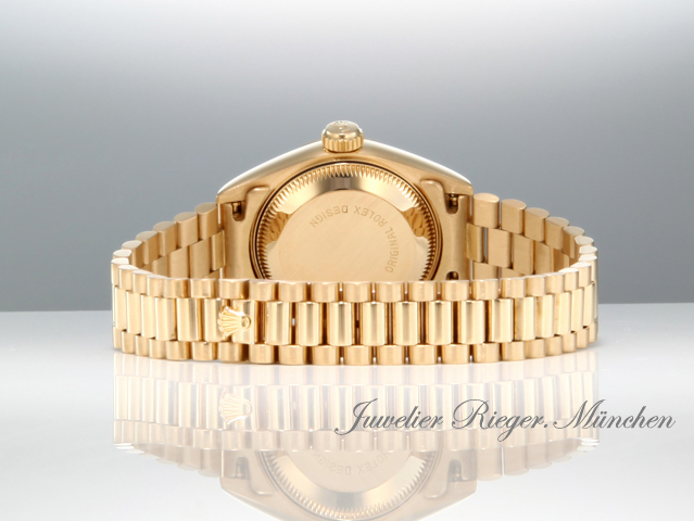 Bild 6 der Galerie: Rolex Lady Datejust Gelbgold 750 Diamanten Rubine Automatik Gold Damen