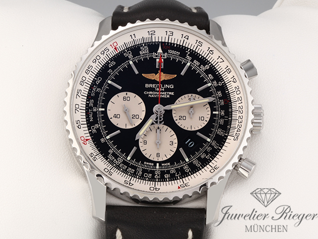 Image 1 of gallery: Breitling Navitimer 1 B01 46 Chronograph AB0127 2015 Edelstahl Automatik Stahl