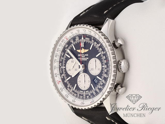 Image 2 of gallery: Breitling Navitimer 1 B01 46 Chronograph AB0127 2015 Edelstahl Automatik Stahl
