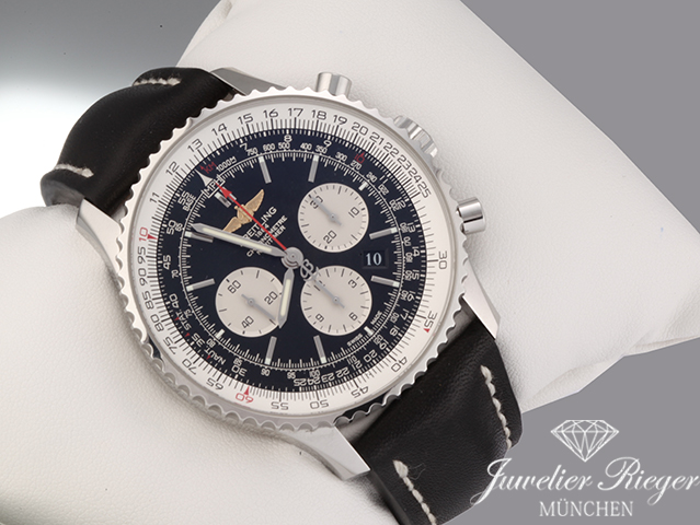 Image 3 of gallery: Breitling Navitimer 1 B01 46 Chronograph AB0127 2015 Edelstahl Automatik Stahl