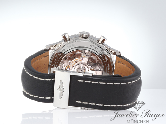 Image 6 of gallery: Breitling Navitimer 1 B01 46 Chronograph AB0127 2015 Edelstahl Automatik Stahl
