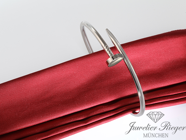 Image 3 of gallery: Cartier Armreif Juste un Clou Weissgold 750 Größe 16 Gold Damen Armband