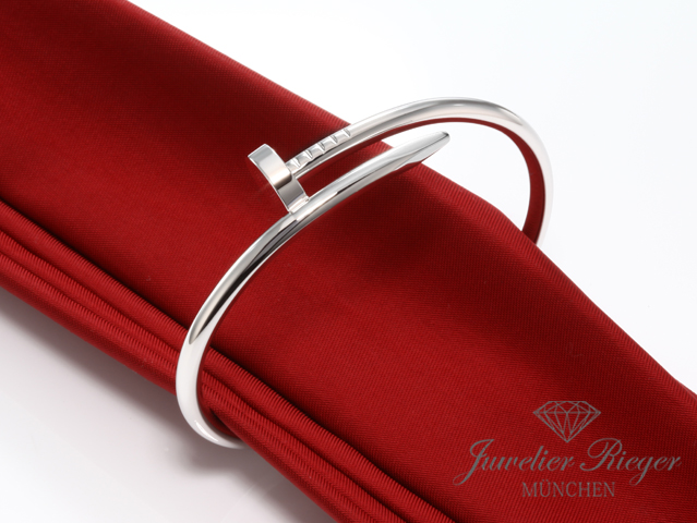 Image 1 of gallery: Cartier Armreif Juste un Clou Weissgold 750 Größe 16 Gold Damen Armband