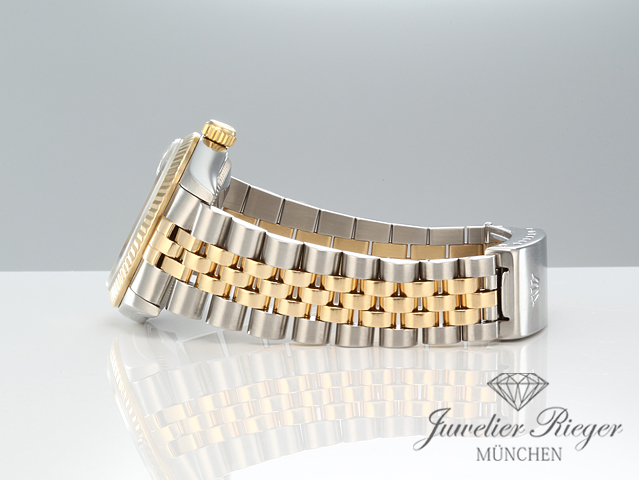 Bild 5 der Galerie: Rolex Medium Datejust 31 mm Stahl Gelbgold 750 Diamanten Automatik