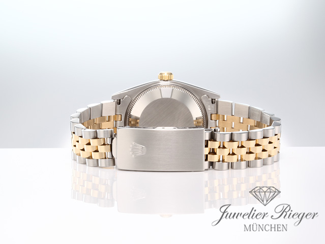 Bild 6 der Galerie: Rolex Medium Datejust 31 mm Stahl Gelbgold 750 Diamanten Automatik