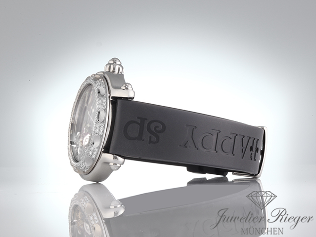 Bild 5 der Galerie: Chopard Happy Sport Fish Edelstahl 28/8347 Saphire Rubine Diamonds Gold