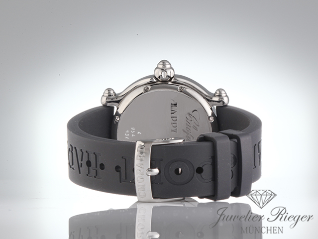 Bild 6 der Galerie: Chopard Happy Sport Fish Edelstahl 28/8347 Saphire Rubine Diamonds Gold