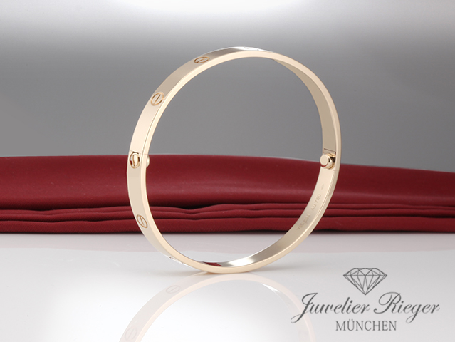 Bild 4 der Galerie: Cartier Armreif Love Gelbgold 750 Größe 21 2023 Gold Damen Herren Armband