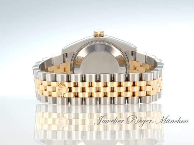 Bild 6 der Galerie: Rolex Medium Datejust 31 mm 178273 2012 Edelstahl Gelbgold 750 Diamanten Gold