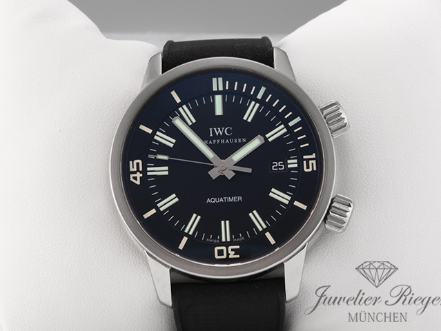 Bild 1 der Galerie: IWC Aquatimer Automatic Vintage 44 mm IW3231 Edelstahl Armbanduhr Stahl